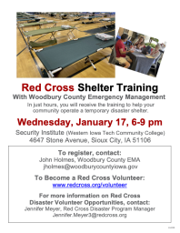 2024 1-17 Shelter Training Flyer - Woodbury County