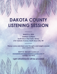 Dakota county listening session 3.6.24